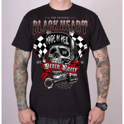 Black heart мъжка тениска black heart - death racer - ЧЕРНА - 13383