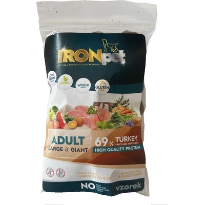IRONpet Adult Large & Giant Turkey 0,07 kg