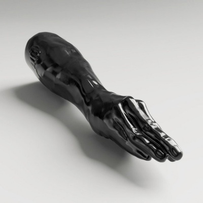 All Black Steroid ABS15 Backstroke dildo 44 x 6–9,3 cm
