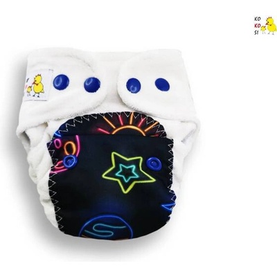 Kokosi kalhotková Mini One Size Bambus Neonové nebe