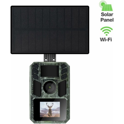 EVOLVEO StrongVision Solar WiFi, fotopasca s Aplikáciou WiFi a solárnym panelom