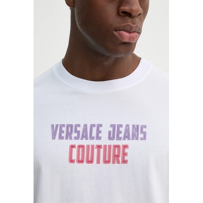Versace Jeans Couture Памучна тениска Versace Jeans Couture (78GAHC02.CJ01C)