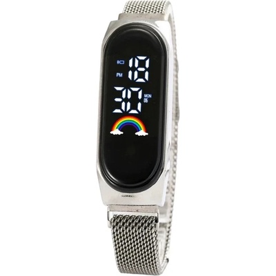 NUBI Дамски часовник NUBI Band, Метална каишка, Сив (M6-GREY)