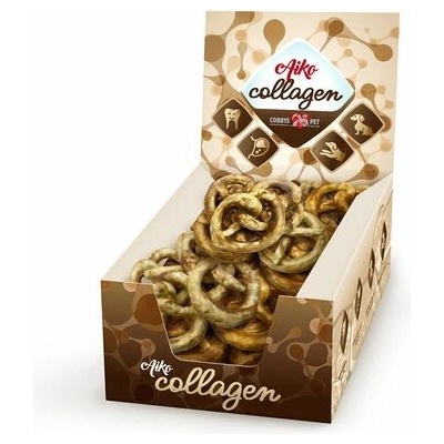 COBBYS PET AIKO Collagen Praclík M kačica a hovädzie 8,5 x 7,5 x 3,2 cm 48-52 g