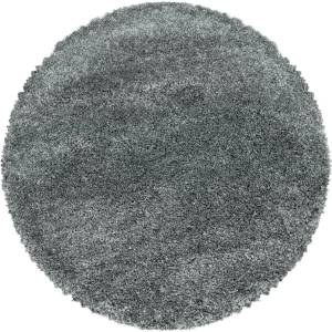 Ayyildiz Сив кръгъл килим ø 200 cm Fluffy - Ayyildiz Carpets (FLUFFY2002003500LIGHTGREY)
