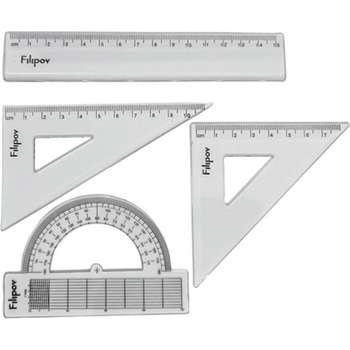 Filipov Чертожен комплект, 4 части, прозрачен (1030160001)