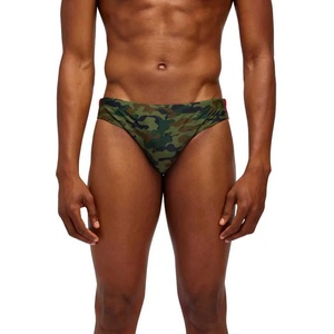 Sundek Бански гащета Sundek Camou swimming brief - Green (Vint. Deep Fores)