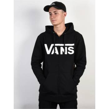 Vans CLASSIC II black/white mikiny na zip černá