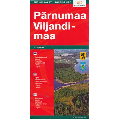 mapa Parnumaa Viljandimaa 1:200 t.