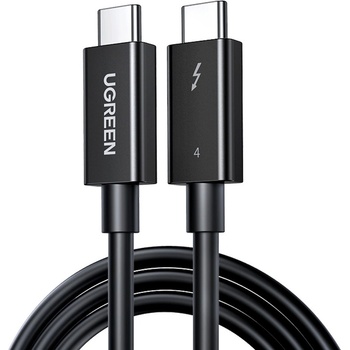 UGREEN Thunderbolt 4 Cable - USB-C към USB-C кабел с Thunderbolt 4 (80 см) (черен)