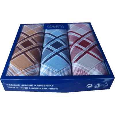 Mileta Kapesníky látkové dárkové 3ks