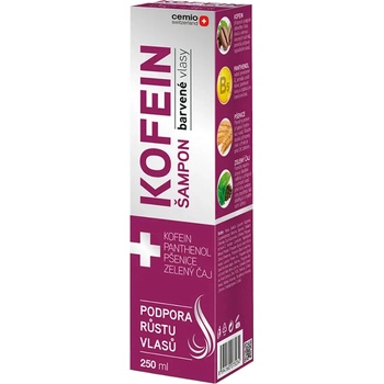 Cemio Kofeinový šampon pro barvené vlasy 250 ml