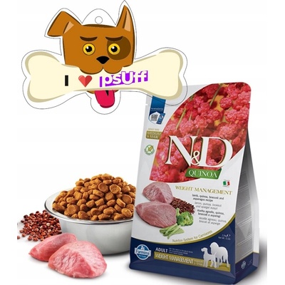 N&D Quinoa Dog Adult Medium & Maxi Weight Managment Lamb & Broccoli 7 kg