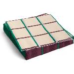Hay Pattern Салфетки 33 x 33 cm бордо-зелено каре, 20 бр (AE732-E139-AU26)