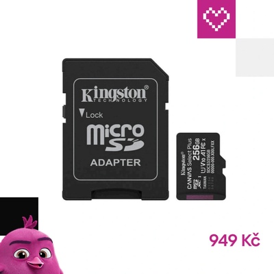 Kingston 256GB microSDXC Canvas Plus SDCS3/256GB