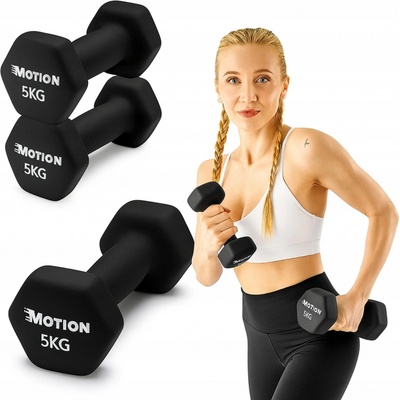 Motion Neoprenové činky 2 x 5 kg 2 ks