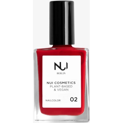 NUI Cosmetics Přírodní lak na nehty 02 RED 14 ml