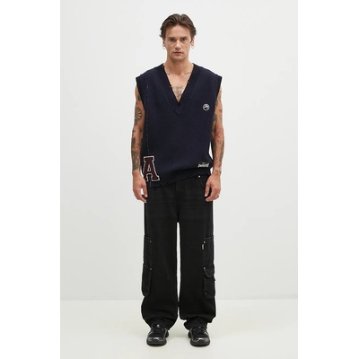 AMBUSH Вълнен елек AMBUSH Repair Stitch V Neck Vest (BMHZ002F24KNI0014628)