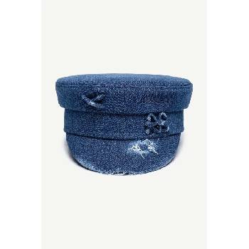 Ruslan baginskiy шапка дамска от деним Distressed Denim Baker Boy Cap (KPC078.C.JNS.PRV.JNSRB)