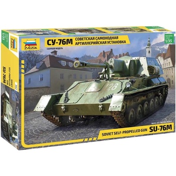 Zvezda Su-76 Sovětské samohybné dělo Model kit military 3662 1:35