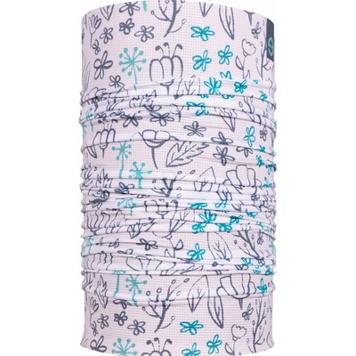 Multifunkčná šatka Eleven Efez Floral White