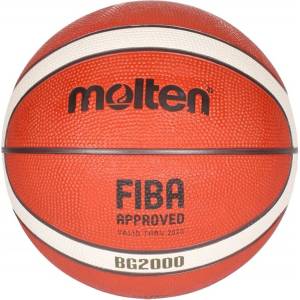 Molten Баскетболна топка Molten B7G2000, одобрена от FIBA, каучук, размер 7