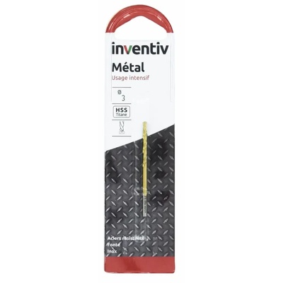 Inventiv СВРЕДЛО МЕТАЛ hss-tin Ф3 inventiv (3603743117461)