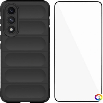 Image 1 of OnePlus Nord 5 5G / OnePlus Ace 5 Ultra 5G Case 2 в 1 с Протектор | WANLONFENG HD Series | Противоплъзгащ TPU калъф + Стъклен протектор (Черен, Червен, Тъмно Червен, Зелен, Син)