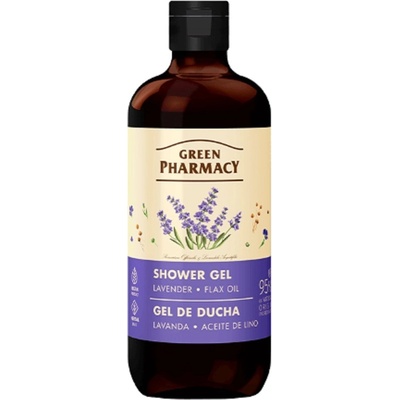 Green Pharmacy Levandule a lněný olej sprchový gél 500 ml