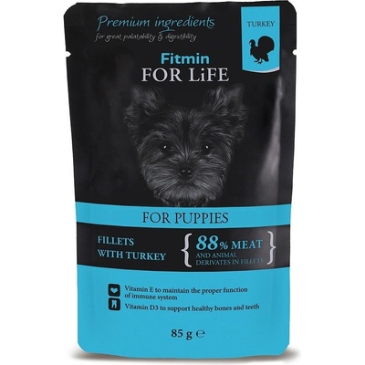 Fitmin For Life Puppy turkey in gravy 85 g