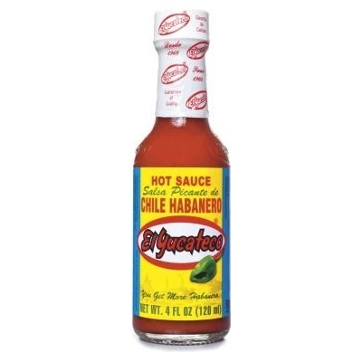 El Yucateco Salsa Picante de chile Habanero Red 120 ml