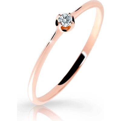 Cutie Diamonds prsteň z ružového zlata s briliantom DZ6729 2931 00 X 4