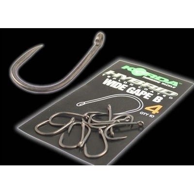 Korda bez protihrotu Wide Gape Barbless vel.8 10 ks