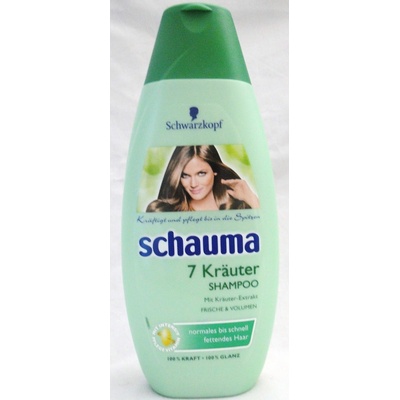Schauma 7 Bylín šampón na normálne a mastné vlasy 400 ml