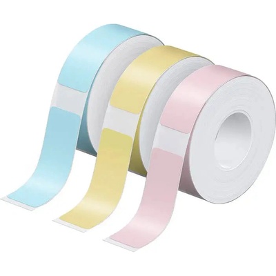 Nelko Термо стикери за Nelko P21 , 12*40mm, сини/розови/жълти (Half 12*40Colour)