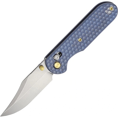 GEO Knife Ethereal Cutter Clip Point GEO2401M Modrá