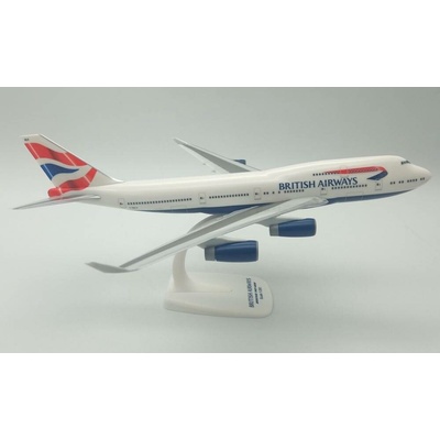 PPC Holland Boeing B747 436 British Airways United Kingdom Union Jack Colors Snap Fit 1:250