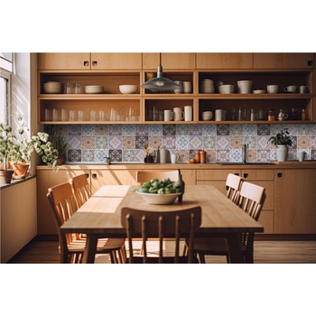 DIMEX ART s. r. o Фототапет за кухня - турски плочки 420 x 60 см