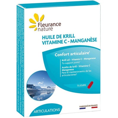 Fleurance Nature Крил (масло) + Витамин С и Манган 15 капсули | Fleurance Nature (133135 (13313) FN)