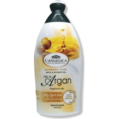 L'Angelica душ гел и пяна за вана, Арган, 500мл