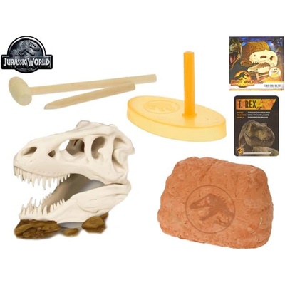 Mikro Джурасик свят комплект издълбай си динозавърски череп с поставка