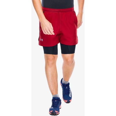 Under Armour Launch 5 inch 2-in-1 Short earthen orange/black/reflectiv
