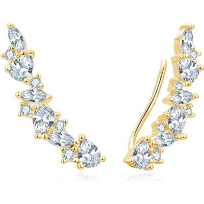 Beneto náušnice AGUP3299W-GOLD