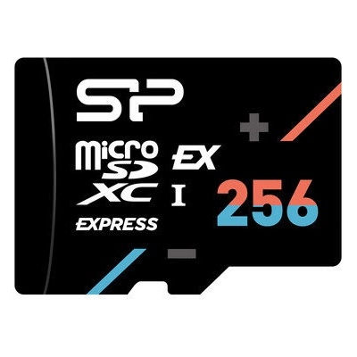 256 GB microSD EX, 256GB, UHS-I, PCIe Gen3x1, U3, V30, A1 (SP256GBSTEI31V10)