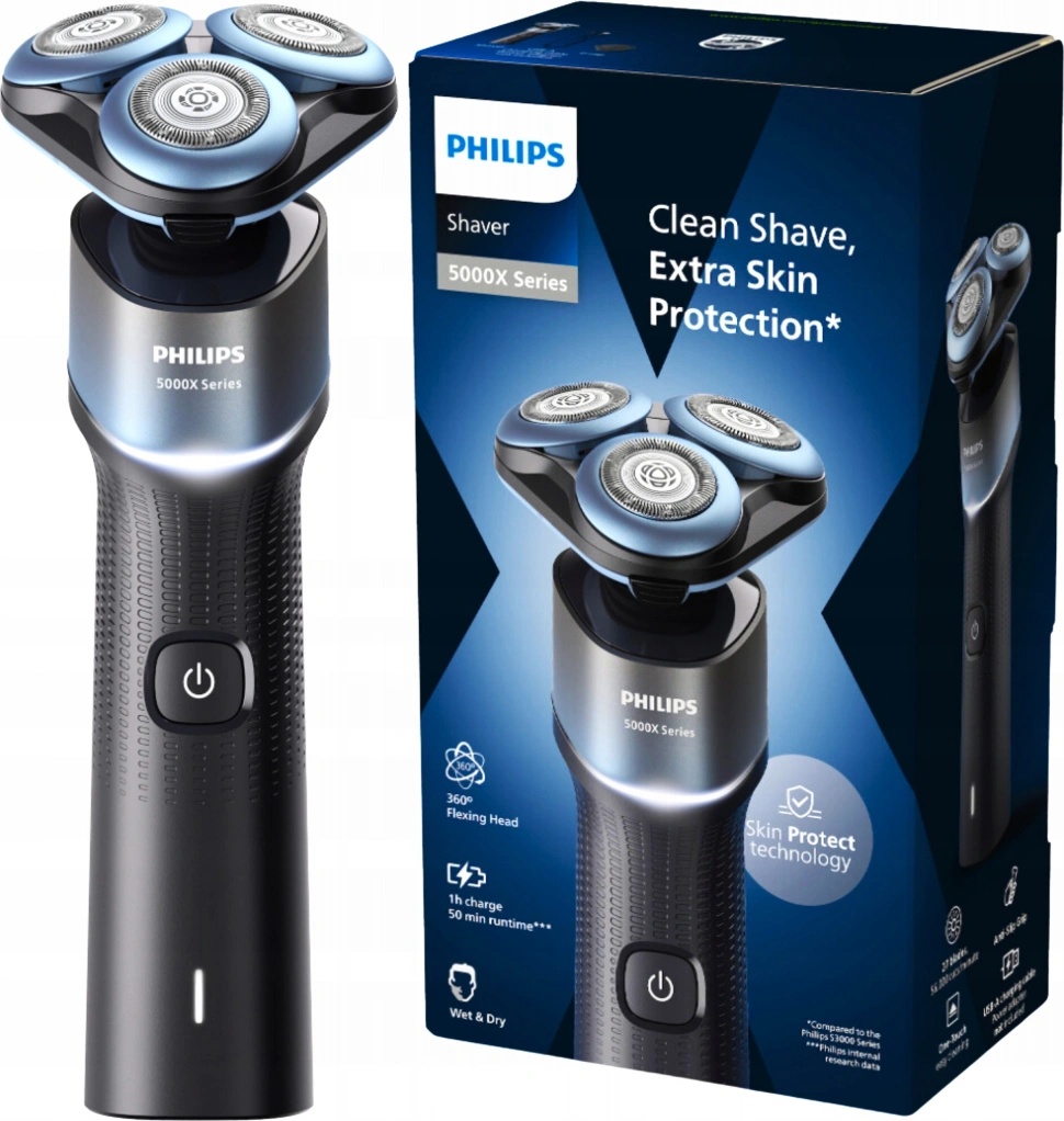 PHILIPS 5000Xシリーズ x5006/00 フィリップス シェーバー 5000X シリーズ アクアブルー×ブラック X5006
