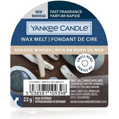 Yankee Candle vonný vosk do aróma lampy Seaside Woods Prímorské dreva 22 g