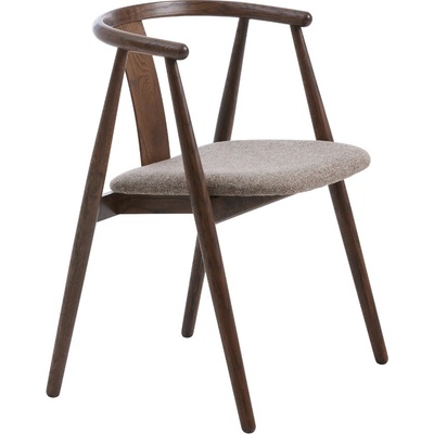 Unique Furniture Tmavá dubová jídelní židle Relate