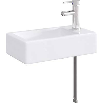 vidaXL Мивка за баня Хром 45, 5 x 25, 5 x 13 см Метал (890222)