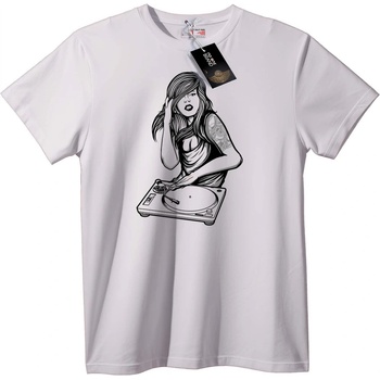 NOONEBRAND Тениска Татуирана Геймърка - M, White