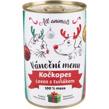 All Animals Kočkopes Vianočné menu losos s tuniakom 400 g